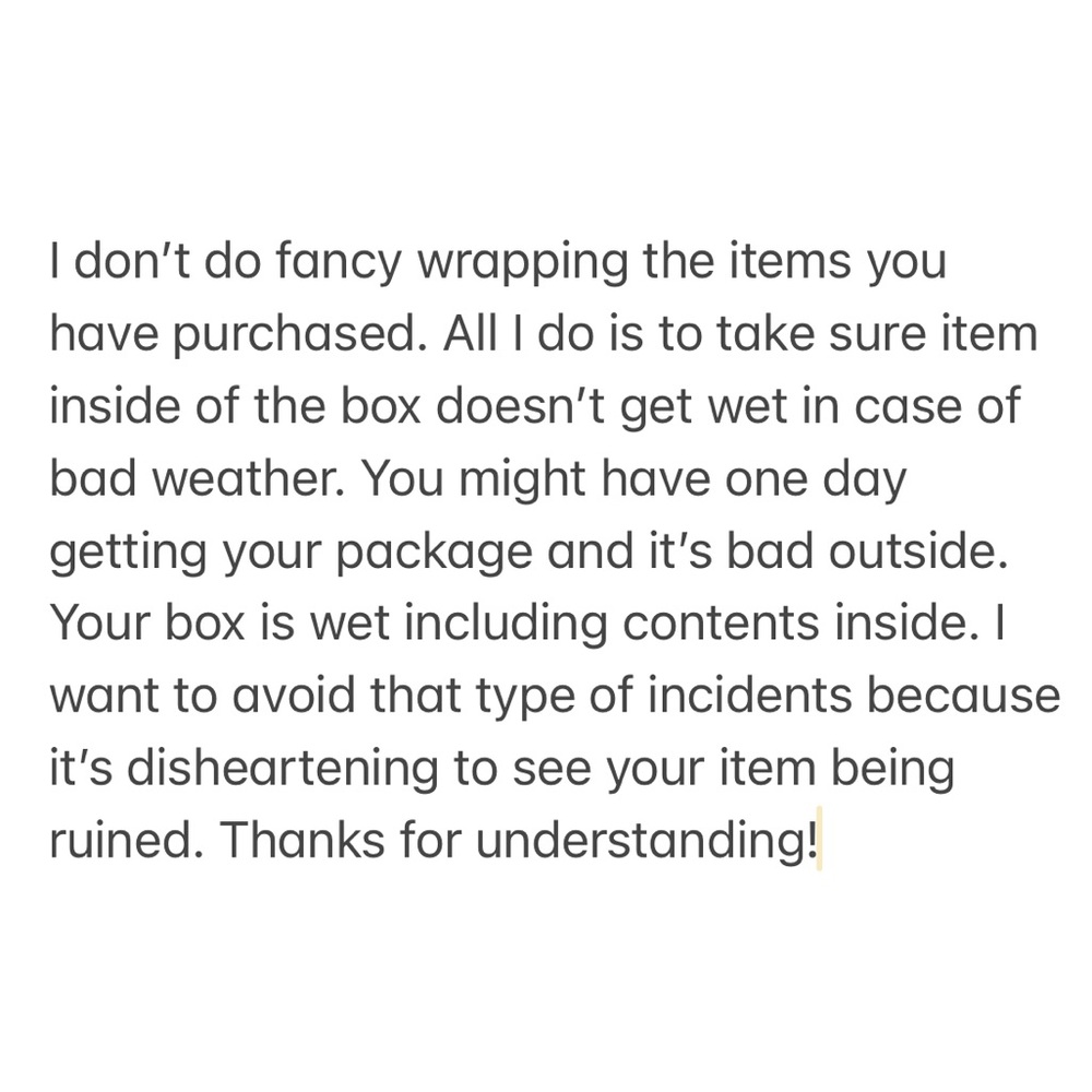 Attention buyer! Please read💕